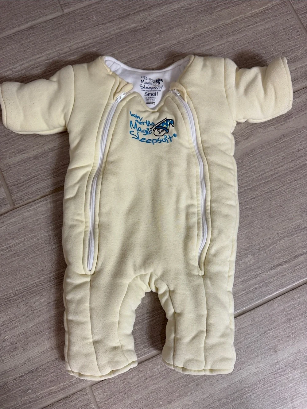 Magic Sleepsuit Baby One-Piece in Pale Yellow